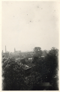 606269 Overzicht van een deel van de wijk Wilhelminapark, vanaf de Mauritsstraat te Utrecht